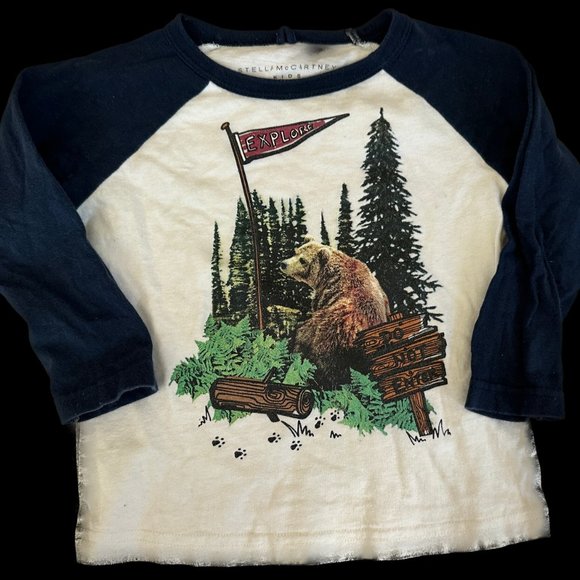 Stella McCartney Kids Lot of Sweatshirt Joggers T-Shirt Raglan Shirt 2 Years - Picture 1 of 13